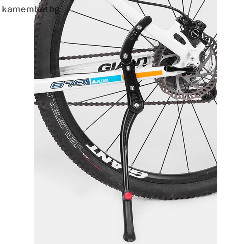 Kamembetbg Road Kick Stand ขาตั้งอลูมิเนียม 24/26/27.5/29/700C ปรับจักรยานเสือภูเขาสนับสนุนด้านข้างที่จอดรถด้านหลัง TH