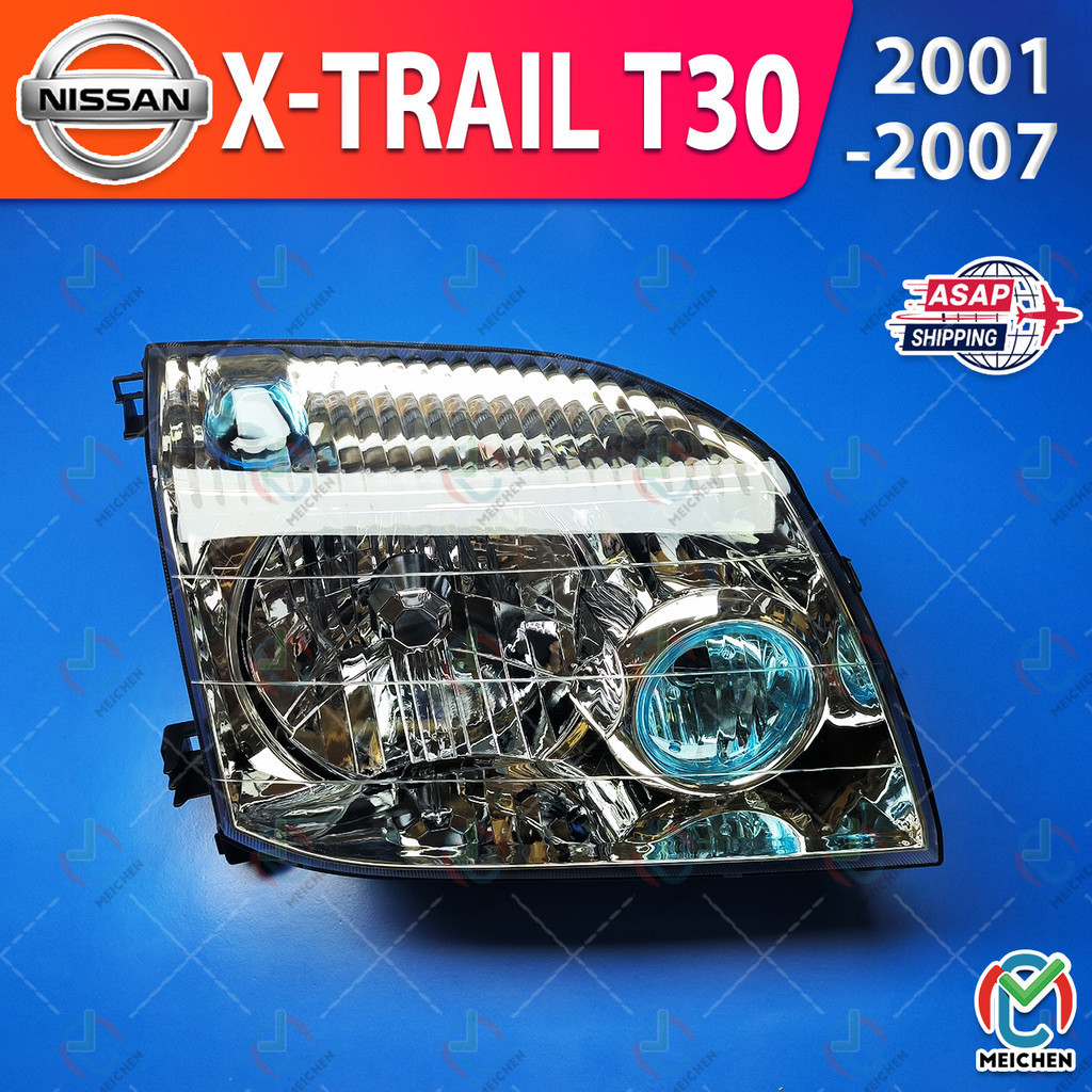 Nissan Xtrail X-trail X trail T30 2001-2007  ไฟหน้าสำหรับ ไฟหน้า โคมไฟหน้า ไฟหน้า​โปรเจค​เตอร์​ โคมไ