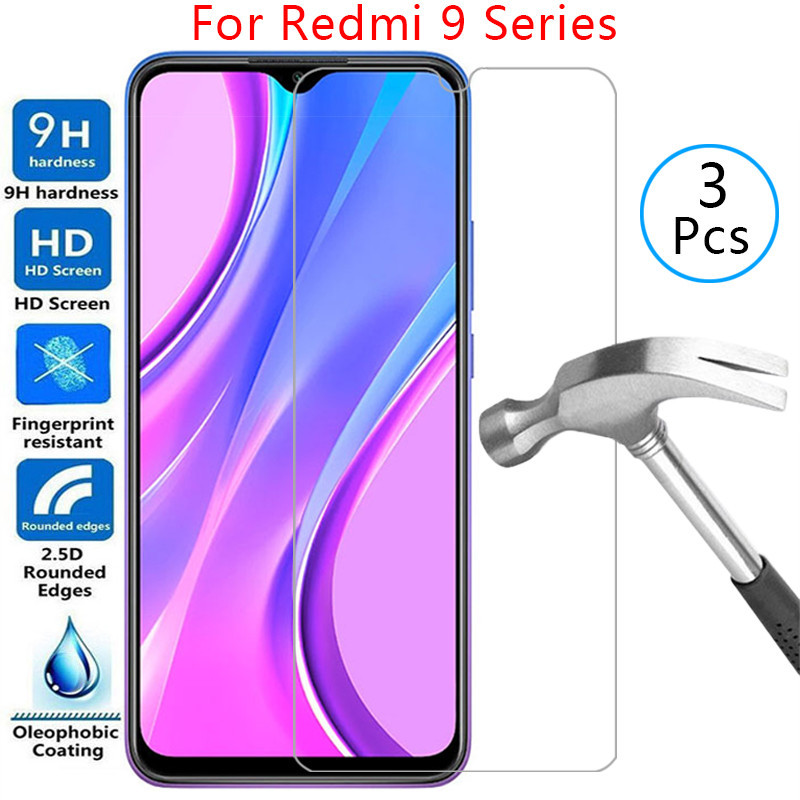 สําหรับ xiaomi redmi 9 active prime power cover กระจกนิรภัยบน redmi9 9prime 9power coque กระเป๋า xio