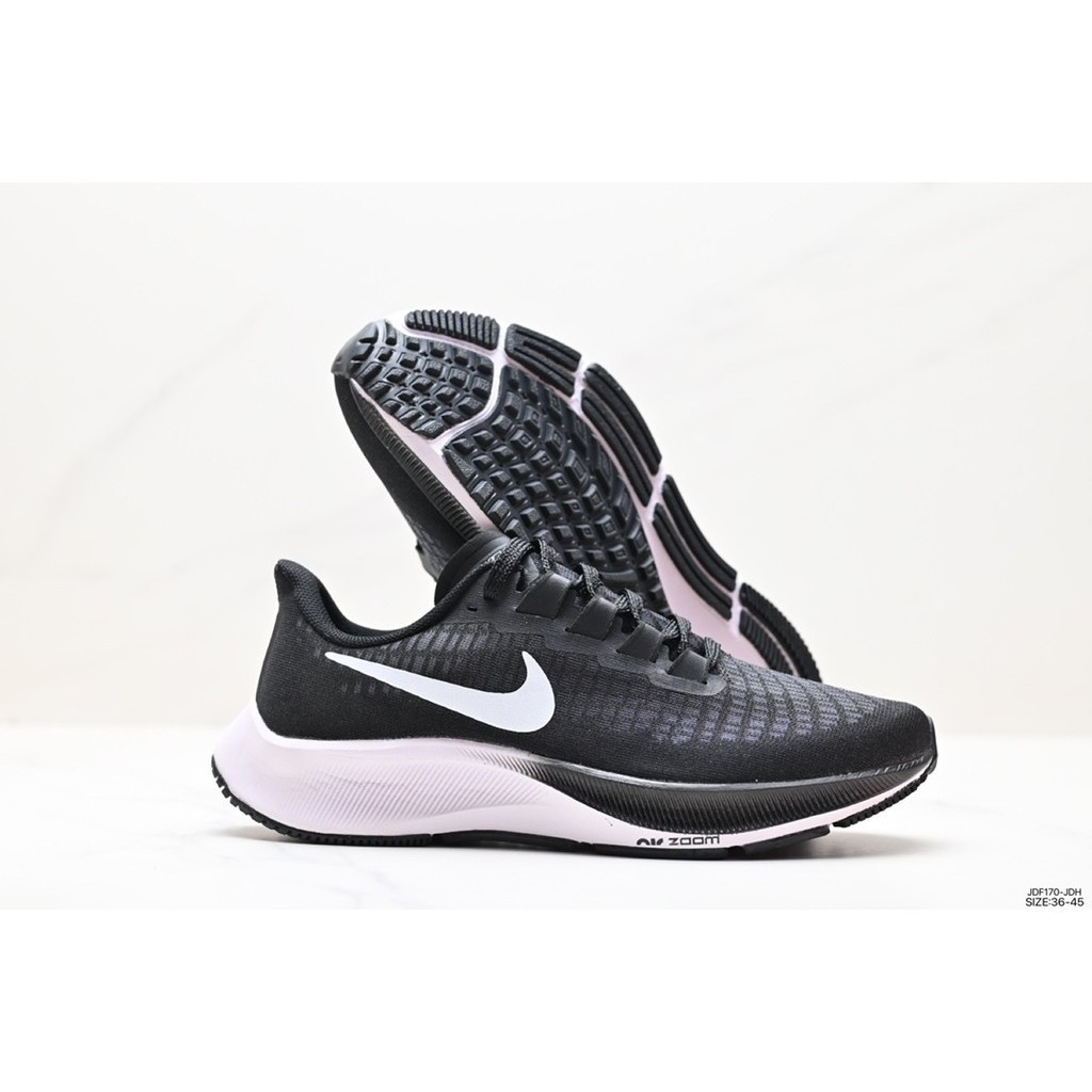 ของแท้ 100% Nike Zoom Pegasus 37 รองเท้าผู้ชายลําลองรองเท้าสตรีอเนกประสงค์รองเท้าตาข่ายระบายอากาศน้ํ