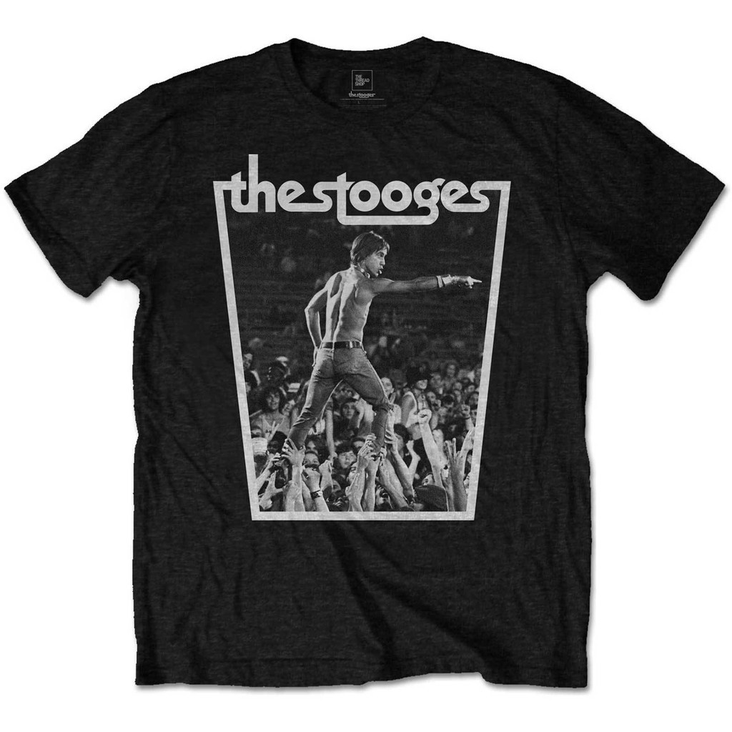 Iggy Pop And The Stooges Live Punk Gig เสื้อยืดสําหรับผู้ชาย