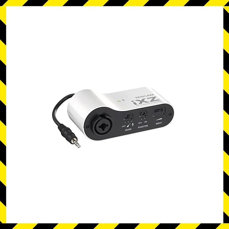 Tascam iXZ เป็นอินเทอร์เฟซกีตาร์ไมโครโฟนสําหรับ iPad/iPhone/iPod touch/Android เหมาะสําหรับ YouTube 