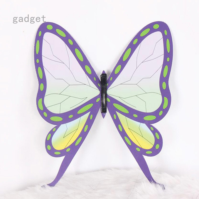 GDT Anime Demon Slayer Kanawo Tsuyuri Kanao กิ๊บติดผมผีเสื้อ Hairpin คอสเพลย์ Headwear