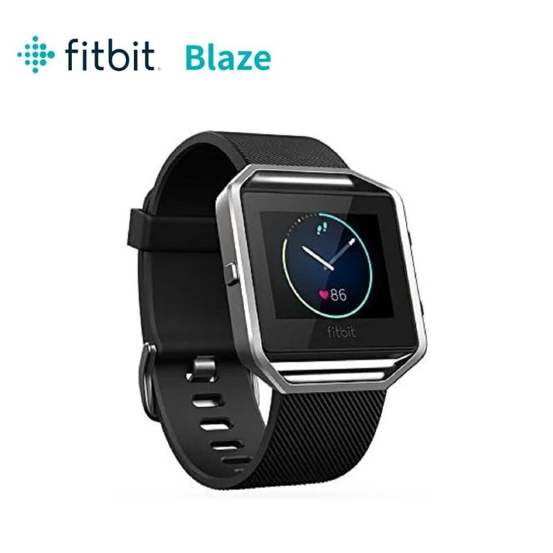 Fitbit Blaze นาฬิกาออกกําลังกายอัจฉริยะพร้อมจอแสดงผลเวลา Heart Tracker