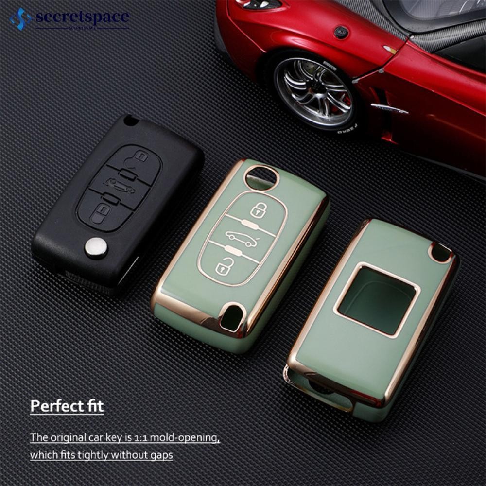 Secretspace TPU รถ Remote Key Case สําหรับ Peugeot 307 308 107 207 407 607 3008 5008 Protector Keyle