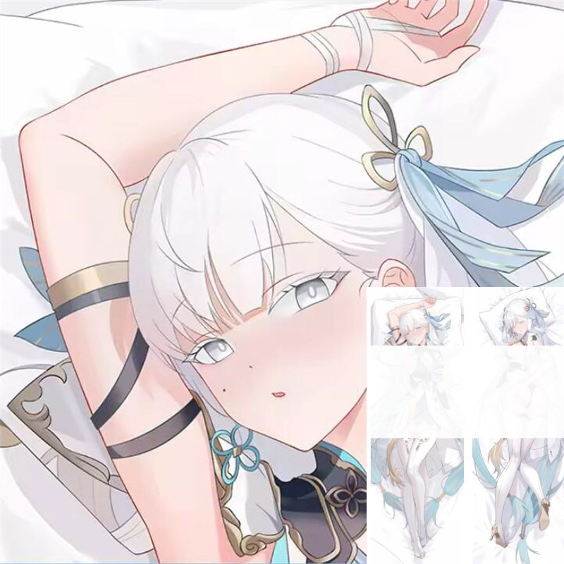 อะนิเมะ Wuthering Waves Jinhsi ปลอกหมอนญี่ปุ่นน่ารักปลอกหมอนตกแต่งผ้าปูที่นอนเต็มหมอน