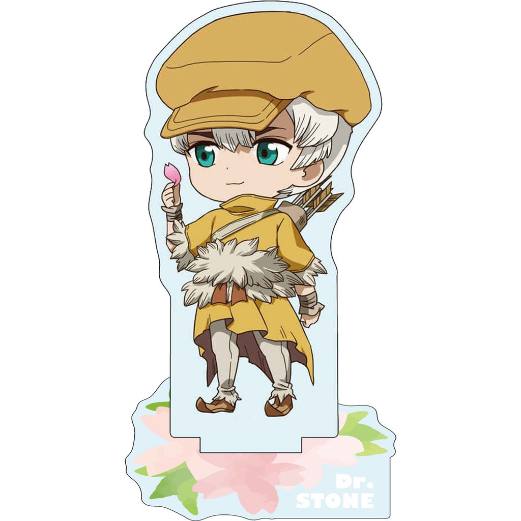พวงกุญแจ, Standee Model ตัวละครอนิเมะ Dr.Stone Hyoga Ishigami Ukyo Saionji Ginro Study and Work Desk