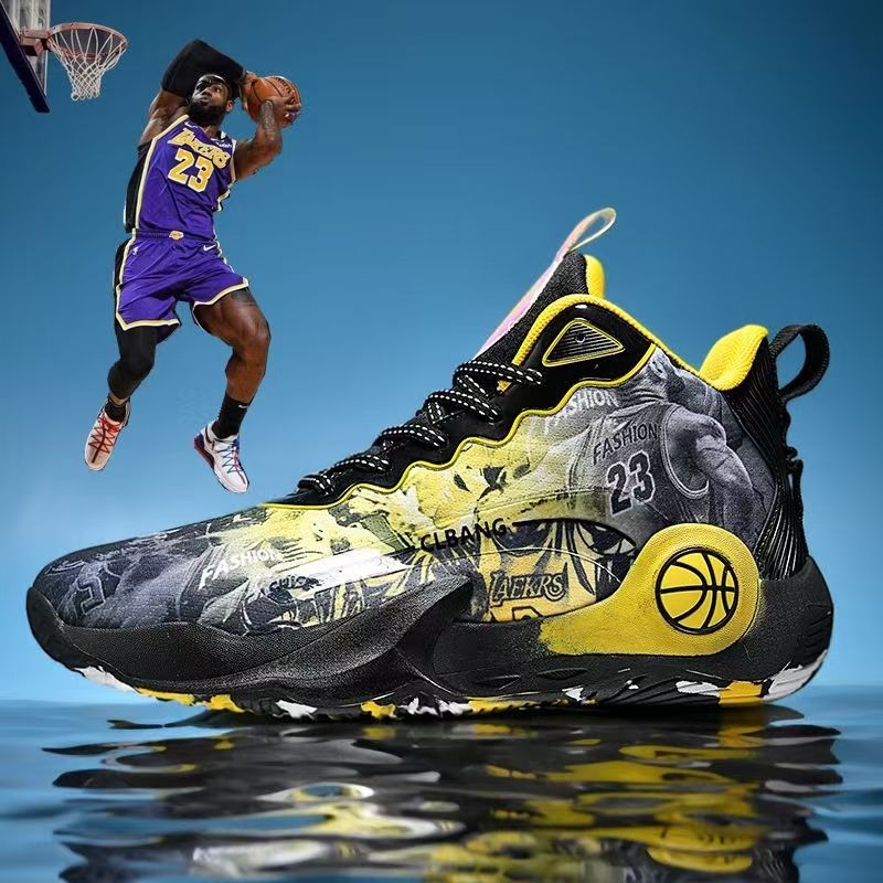 รองเท้าบาสเก็ตบอล LBJ23 ใหม่ล่าสุด NBA lakers lebron james 23th รองเท้าบาสเก็ตบอล 35-45 รองเท้ากีฬาส