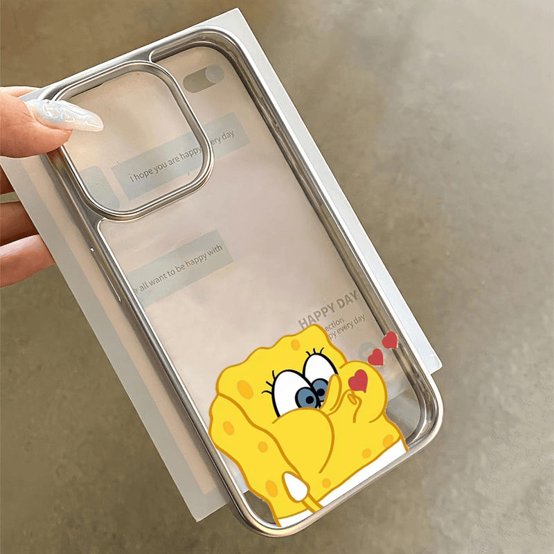 เคสซิลิโคนลายการ์ตูน สปองจ์บ็อบ แพทริคสตาร์ เคส 16 11 15 13 14 12 Pro Max 7 16 8 14 15 Plus XR X XS MAX SE 2020 เคส