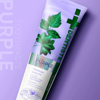 Dentiste’ Anti-Bacteria & Instant Whitening Set ขนแปรงนุ่ม ลดแบคทีเรีย เคลือบฟันขาว ป้องกันฟันผุ ยาสีฟันม่วง Purple