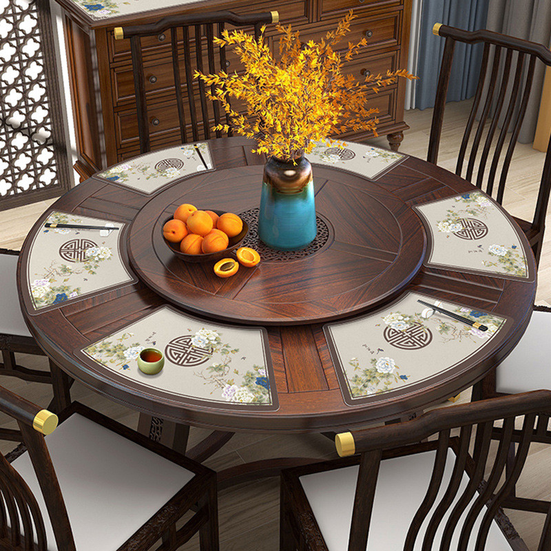 One Store, Thousands of Cushions Ming and Qing Dynasty Style First Dai Various Fan-Shaped Placemats 