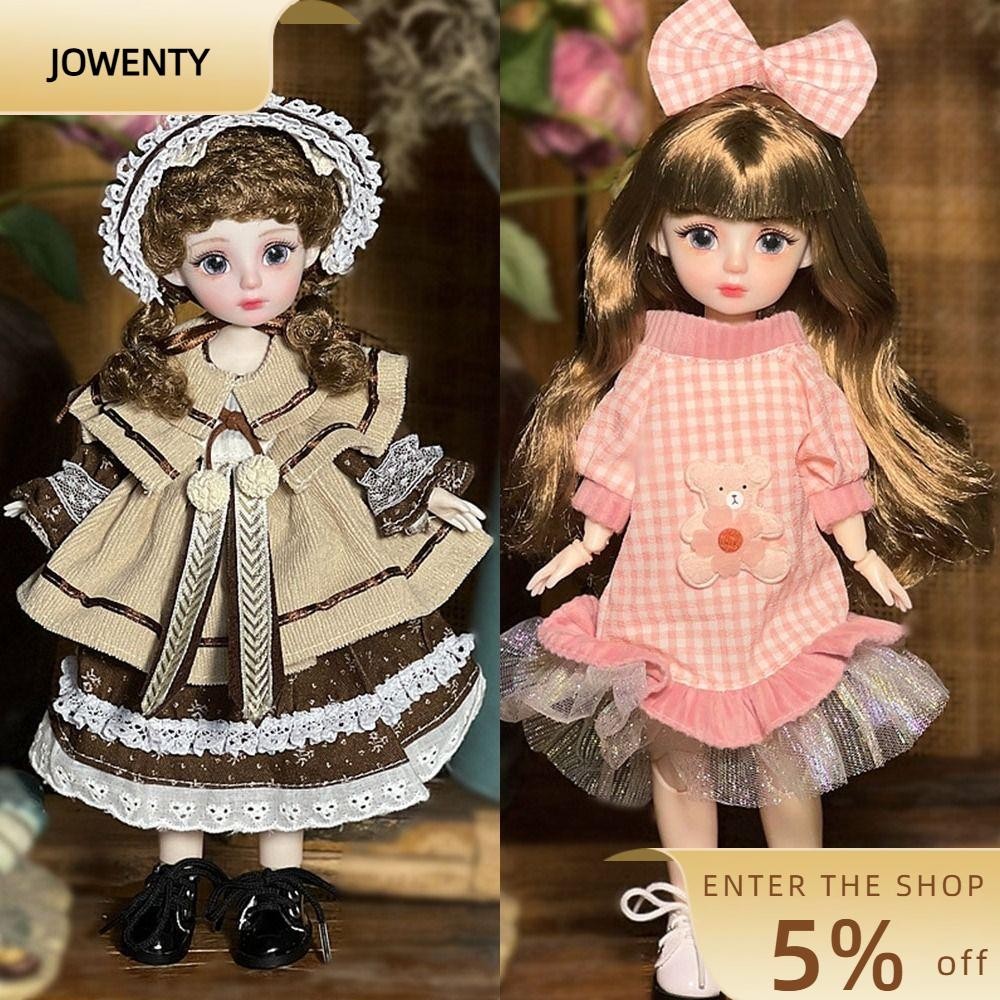 ตุ๊กตา BJD, 1/6 SD ตุ๊กตาลูกเทพดีไซน์สวย,แฟชั่นวงวิกผมแต่งหน้า 30 ซม. กับเสื้อผ้ารองเท้าเด็กของเล่น 