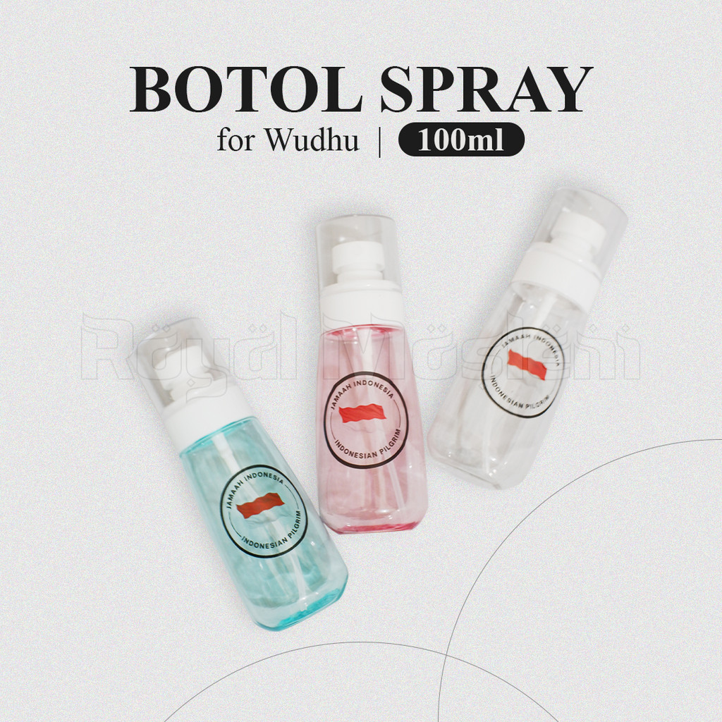 ขวดสําหรับ Abolution, Umarh, และ Hajj - Spray Container 100 120 250 ml