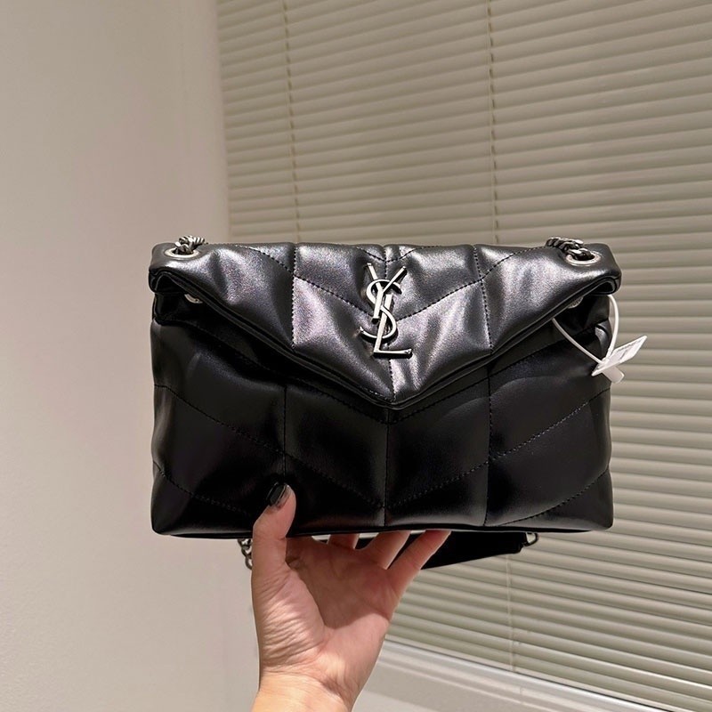 กระเป๋าหนังแกะผู้หญิง Cloud Vanced Shoulder Chain Bag กระเป๋าสุภาพสตรี