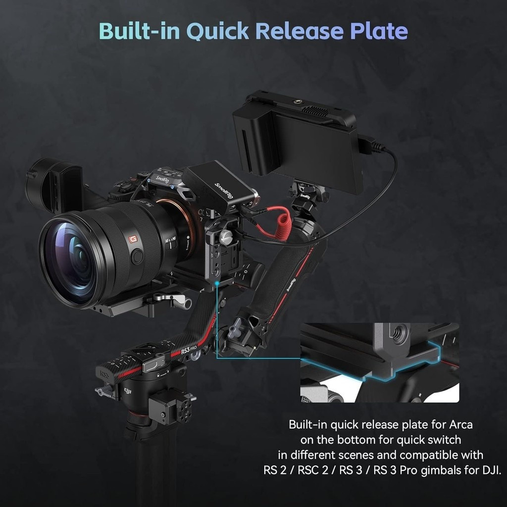 SmallRig Rhinoceros Advanced Cage Kit for Sony Alpha 7R V/ Alpha 7 IV/Alpha 7S III - รูปที่ 3