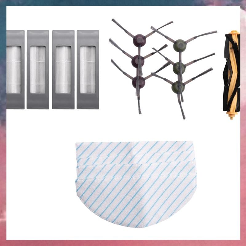 อุปกรณ์เสริม 15 ชิ้นสําหรับ Ozmo T9 , แปรงหลัก 1 x, แปรง Xside 6 ชิ้น, ตัวกรอง 4 x, ผ้าเช็ดทําความสะ