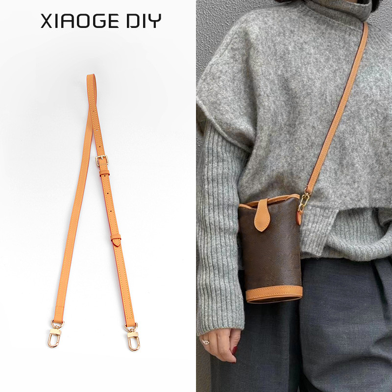 เหมาะสําหรับ lv ผักหนังฟอกสี-แขวนสายหนัง speedy25 กระเป๋าอุปกรณ์เสริม One-Shoulder Cross-Body สายคล้