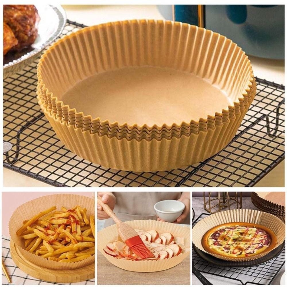 CARNATION 20/50 ชิ้นกระดาษอบ,กันน้ําทิ้ง Air Fryer กระดาษ,ทนทาน Non-Stick Oil Proof Baking Liner สําหรับ Steamer มัฟฟิน Cupcake - รูปที่ 4
