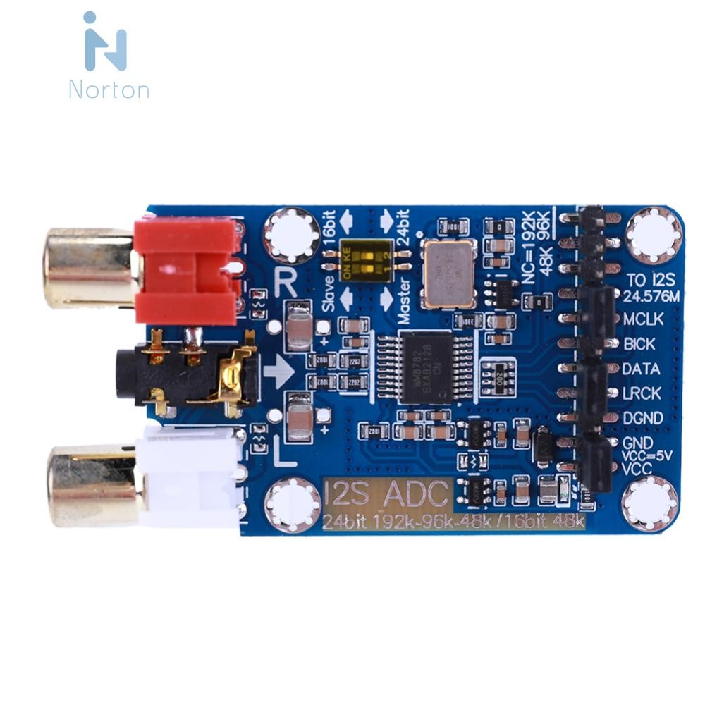 - I2s ADC Master Slave Mode Development Board ทนทาน WM8782S 24BIT 192K 96K 48K [Norton.th]