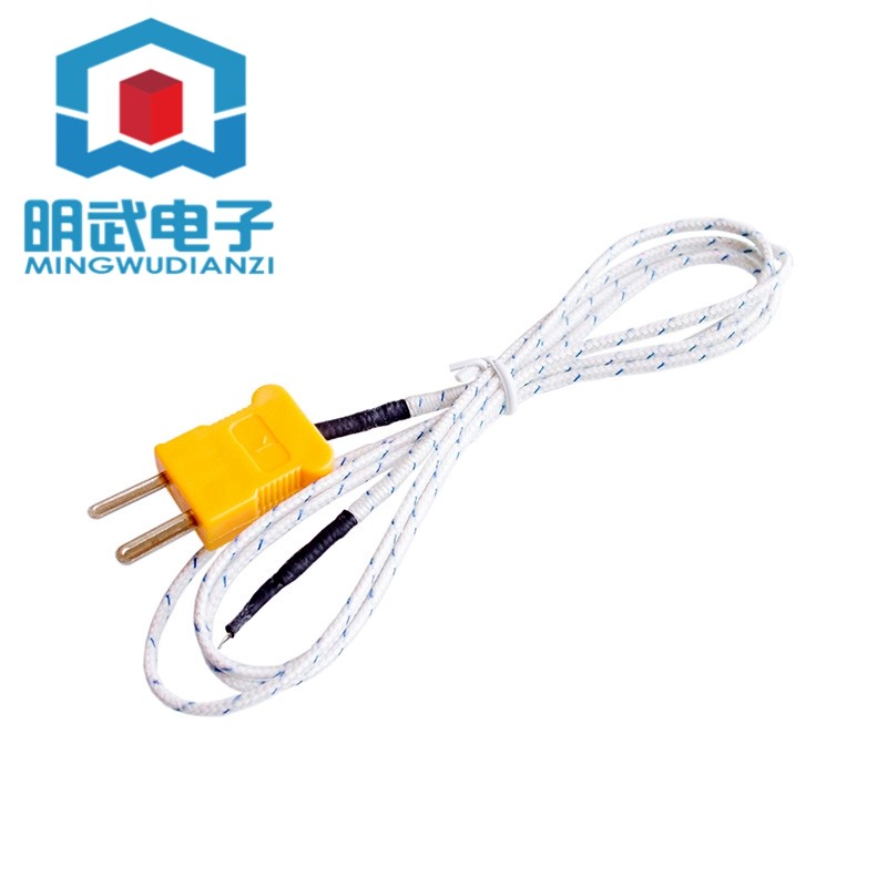 พื้นผิว Thermocouple K-Type Temperature Sensing Probe เซ็นเซอร์อุณหภูมิทนอุณหภูมิสูงวัดสาย 1 เมตร
