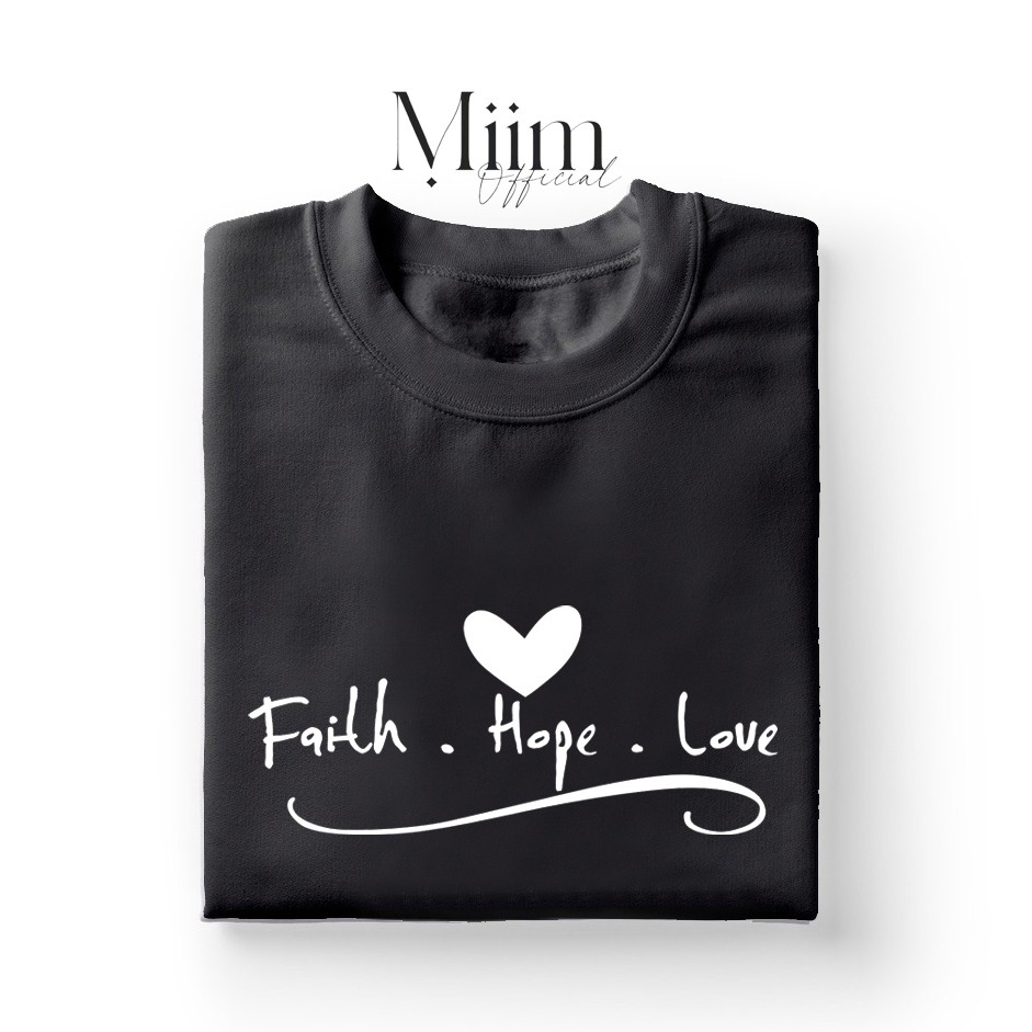 Faith Hope Love Jesus Christian เสื้อยืดสําหรับผู้ชายแฟชั่น Basic Unisex Peach Tops faith2