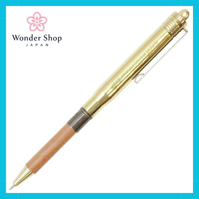 【Direct from Japan】
DESIGNPHIL Traveler's Company Brass Ballpoint Pen Solid Brass Model 36726006