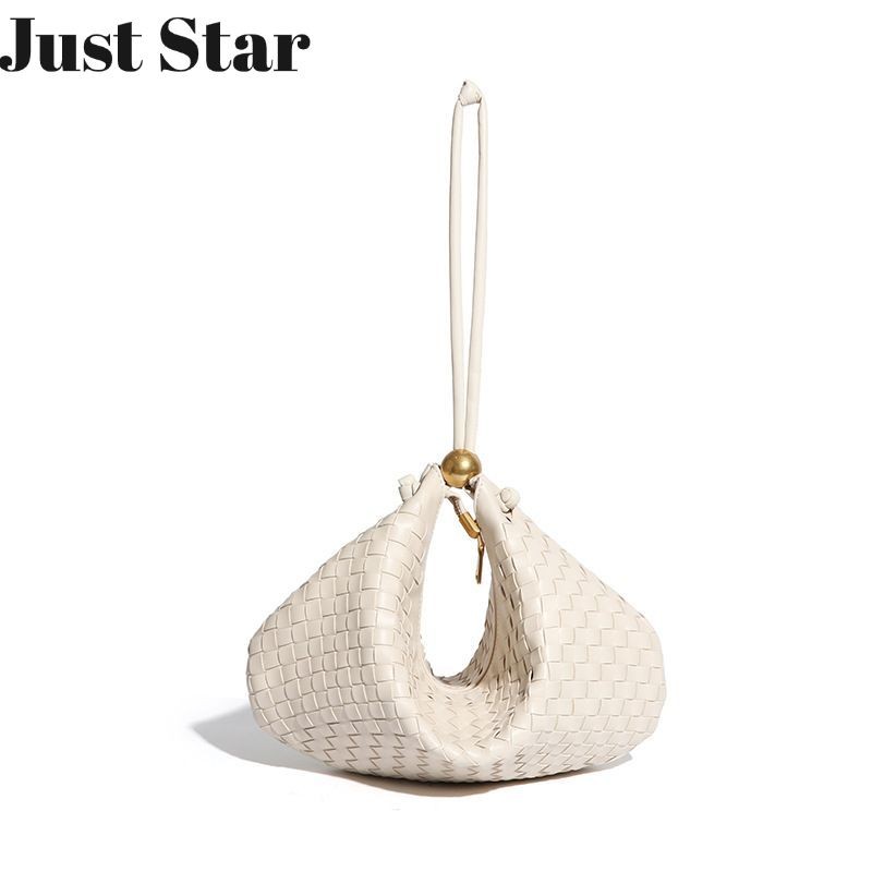 Juststar ทอ PU หนังใต้วงแขนกระเป๋าอเนกประสงค์ Workplace Commuter กระเป๋าสะพาย