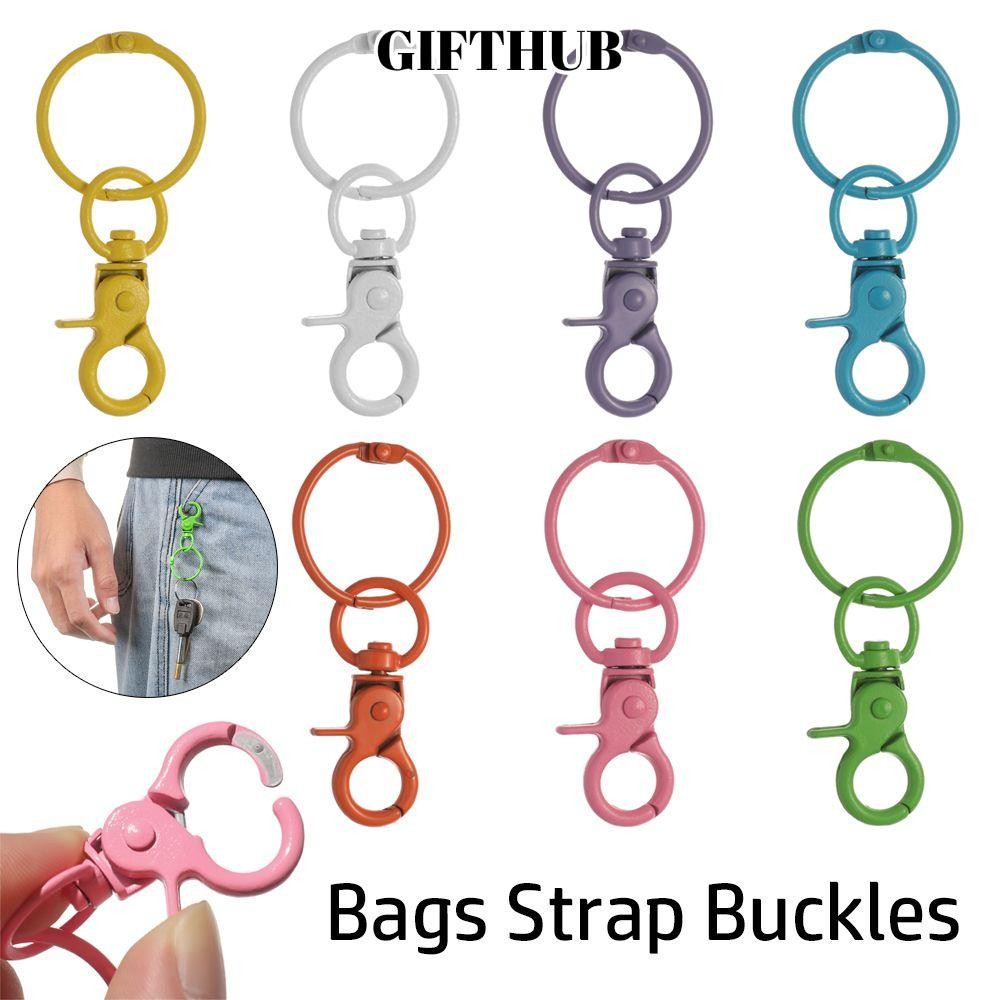 GIFTHUB  กระเป๋าสายคล้องคอกระเป๋าอุปกรณ์เสริม DIY KeyChain เครื่องประดับทํา Collar Carabiner Snap