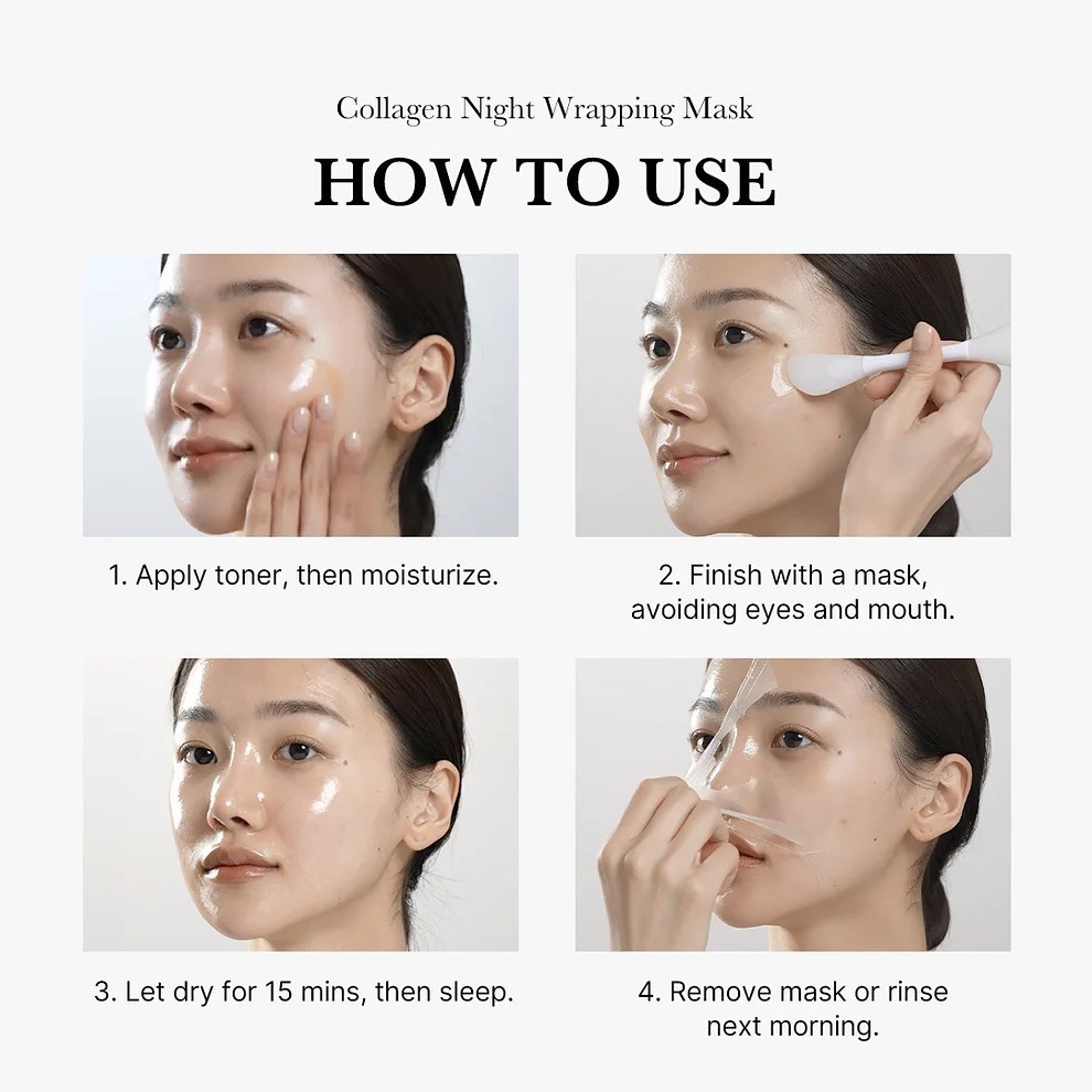 MEDICUBE Collagen Night Wrapping Mask 75 ml./ Cream 110 ml. - รูปที่ 4