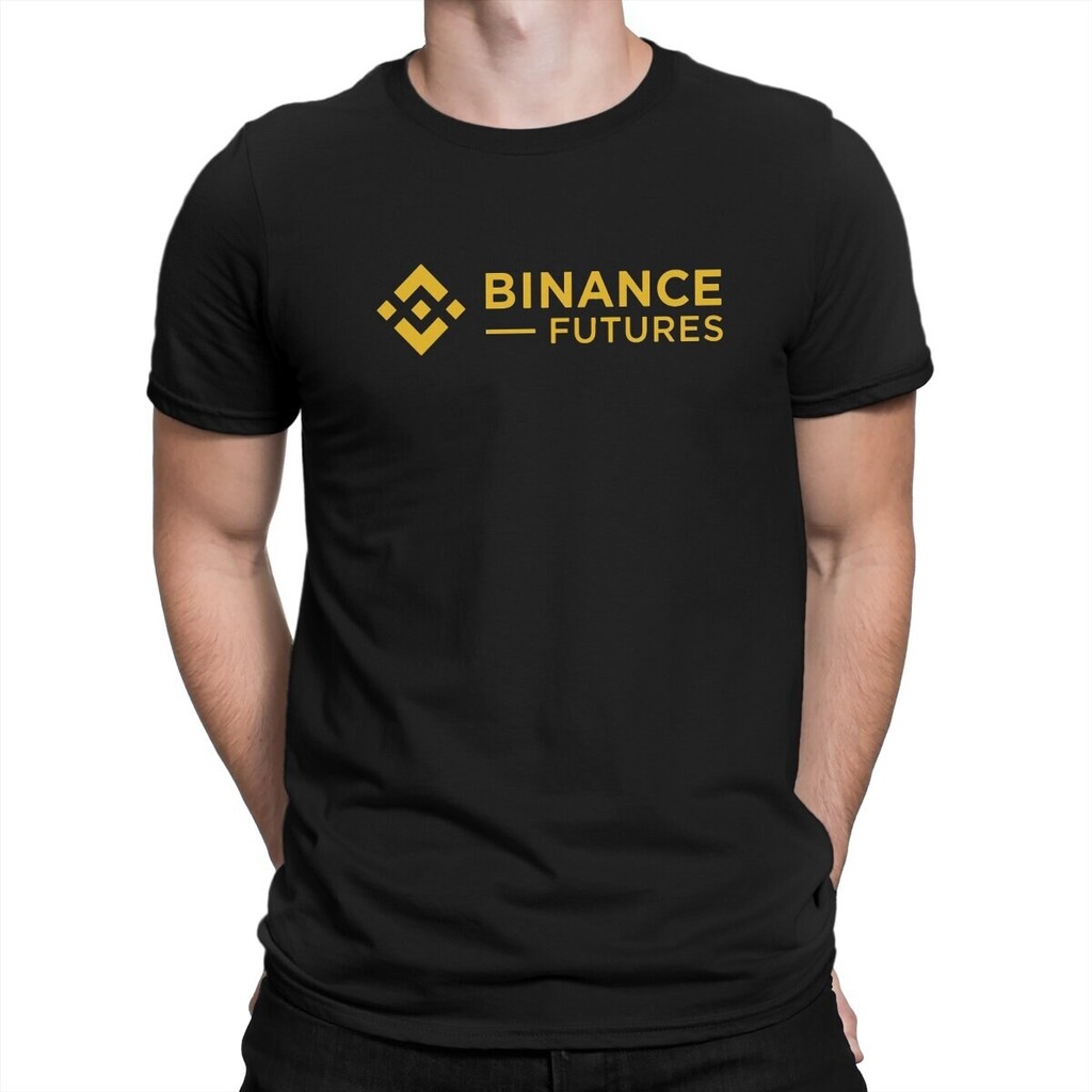 เสื้อยืดแฟชั่น นุ่มสบาย พิมพ์ลาย "BINANCE-FUTURES" คอกลมผ้าฝ้ายแท้สไตล์เดียวกันสําหรับผู้ชายผู้หญิง