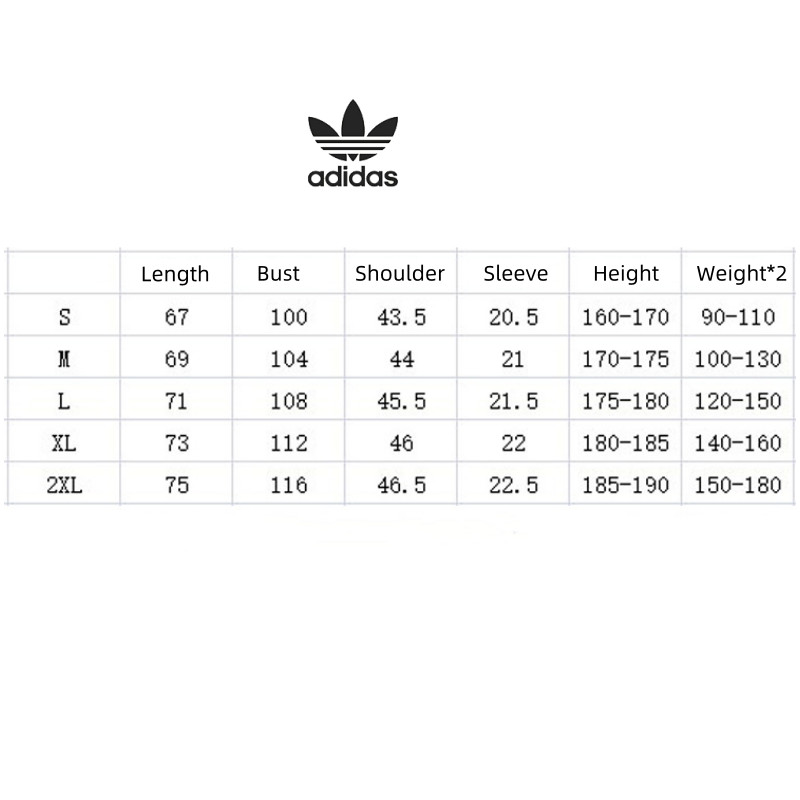 ADIDAS อาดิดาส ต้นฉบับ ผู้ชายและผู้หญิงด้านข้างพิมพ์โลโก้ขนาดใหญ่หลวมคอกลมแขนสั้น