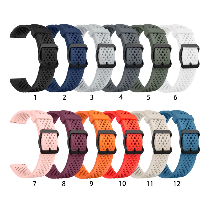 สายรัดซิลิโคนระบายอากาศได้สบายสําหรับ Series 10 9 8 7 SE 6 5 4 3 iWatch 42 มม. 44 มม. 45 มม. 46 มม. 41 มม. 40 มม. 38 มม. Ultra 49 มม