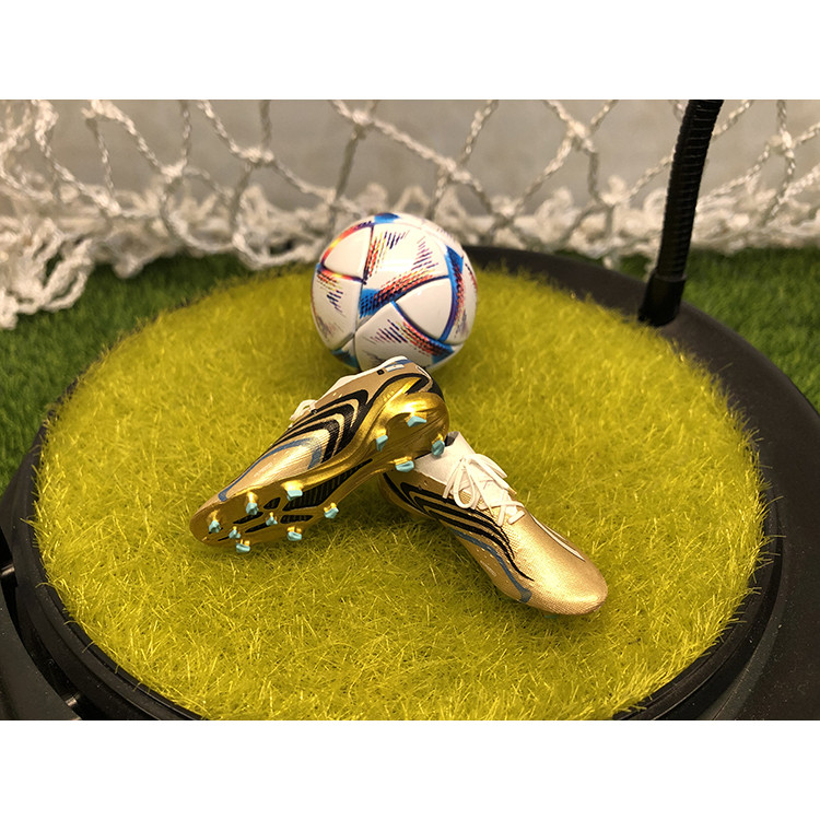 [Boutique] Ready Stock 1/6 Football Star Messi Football Boots World Cup League Championship Golden B