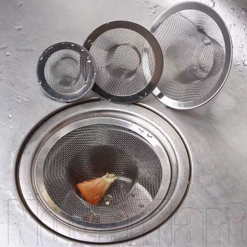 1/2/4ชิ้นตะกร้าอ่างล้างจานกรอง-ป้องกันการล็อคเปลี่ยนรอบหมวก-สแตนเลสท่อระบายน้ํากรองตาข่าย-กรองชั้นท่อระบายน้ําจับผม-ห้องครัวห้องน้ําอ่างล้างจานกรอ