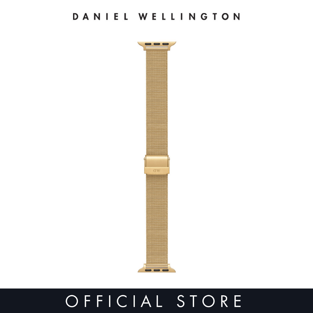 Daniel Wellington Smart Watch Mesh Strap Evergold Gold - DW Strap for Apple Watch 38-42mm