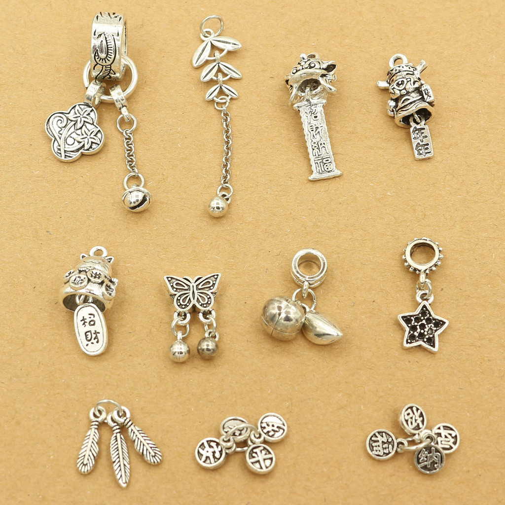 Spacer ลูกปัด DIY หยดลื่นพู่อุปกรณ์เสริม