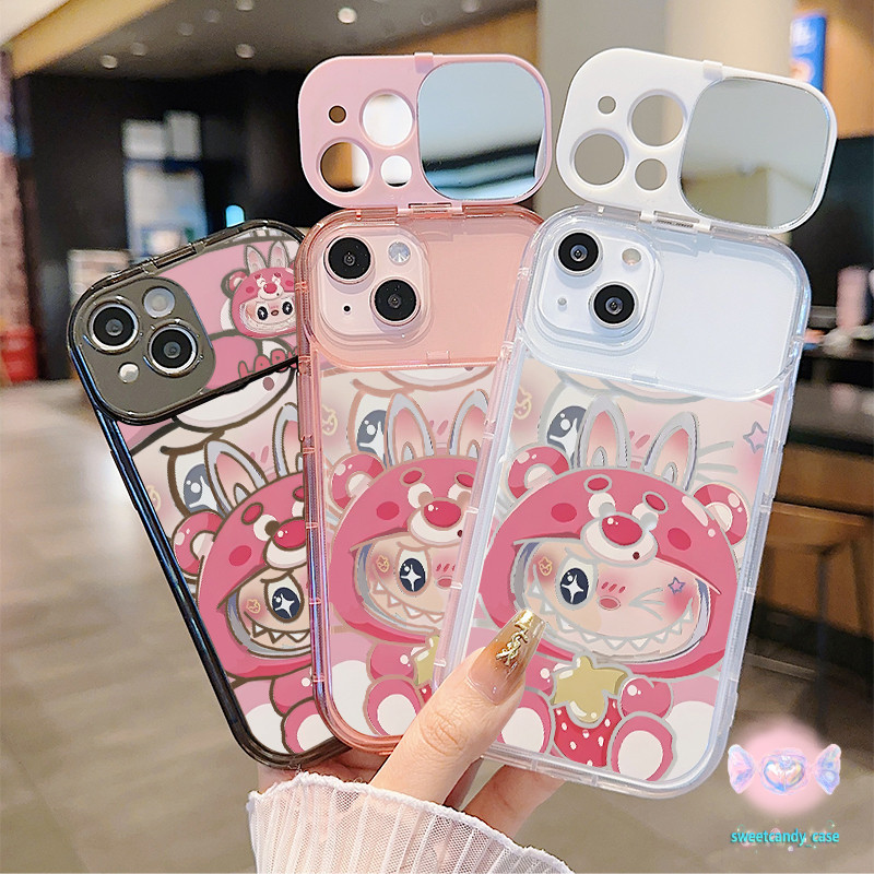 🎀จัดส่งในพื้นที่🎀 เคสกระจกแต่งหน้า LAbb สําหรับ IPhone 16 15 14 13 7 8plus Pro Promax XR XS