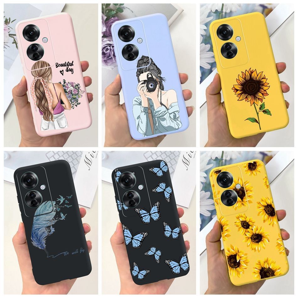 เคสโทรศัพท์ซิลิโคน แบบนิ่ม ลายดอกทานตะวัน สีแคนดี้ สําหรับ OPPO Reno11 F 5G Reno 11F CPH2603