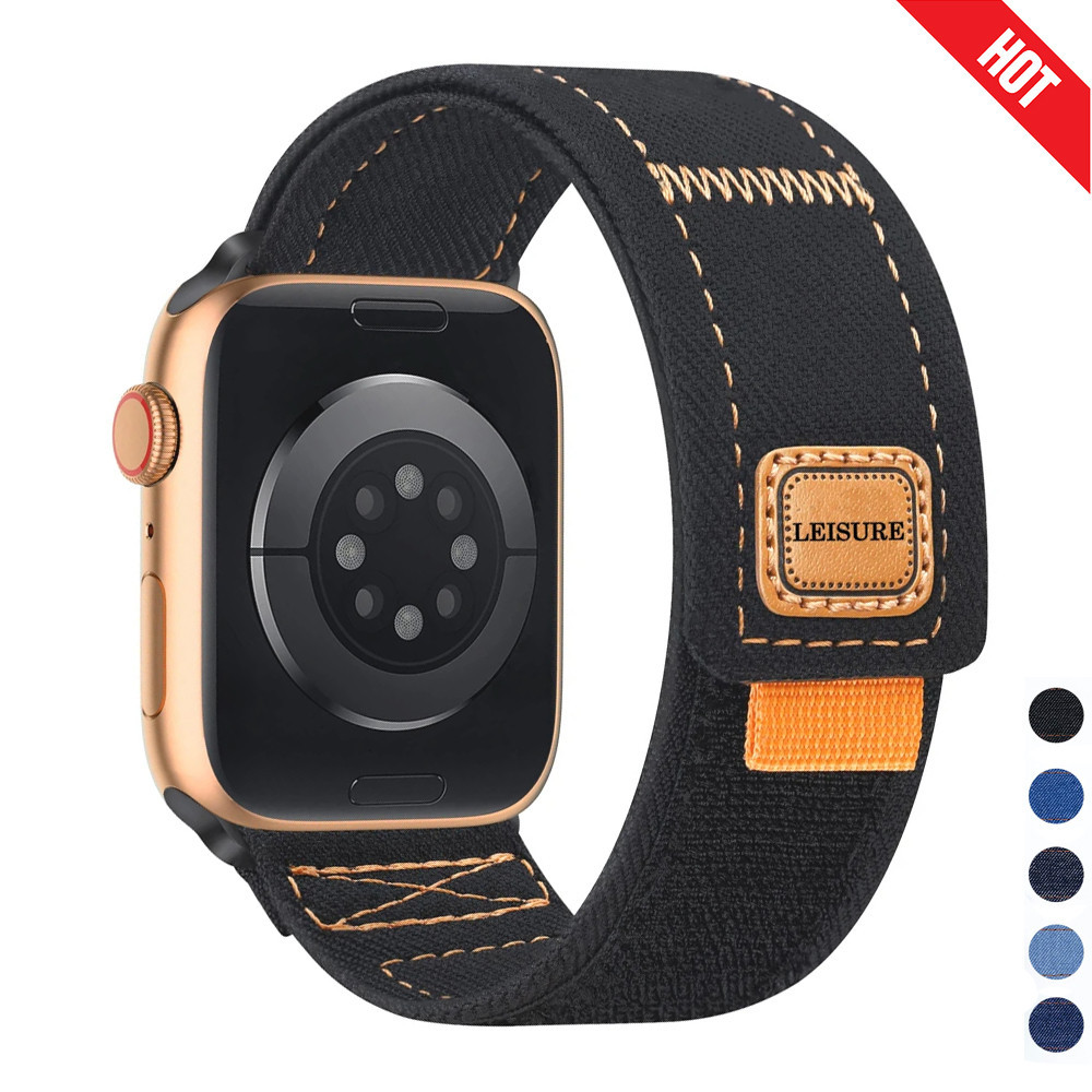สายนาฬิกาข้อมือไนล่อน สําหรับ Apple Watch Ultra 2 49 มม. 45 มม. 44 มม. 42 มม. 41 มม. 40 มม. 38 มม. iwatch series 9 7 6 5 4 8 SE