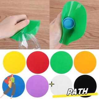 Path แผ่นซิลิโคน ทรงกลม อเนกประสงค์ หลากสี สําหรับเปิดฝาขวดโ…
