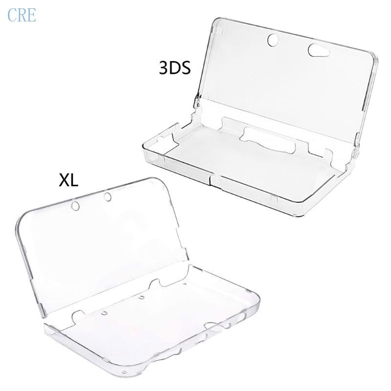 New Cre Gamepad Case อุปกรณ์เสริมพลาสติกใสสําหรับ 3DS XL LL 3DS