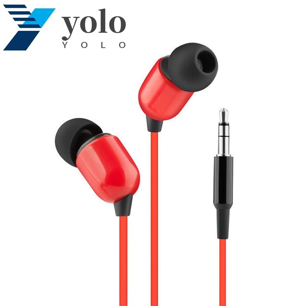 Yolo หูฟังอินเอียร์ แบบมีสาย 3.5 มม. ยาวพิเศษ 3 เมตร สําหรับคอมพิวเตอร์