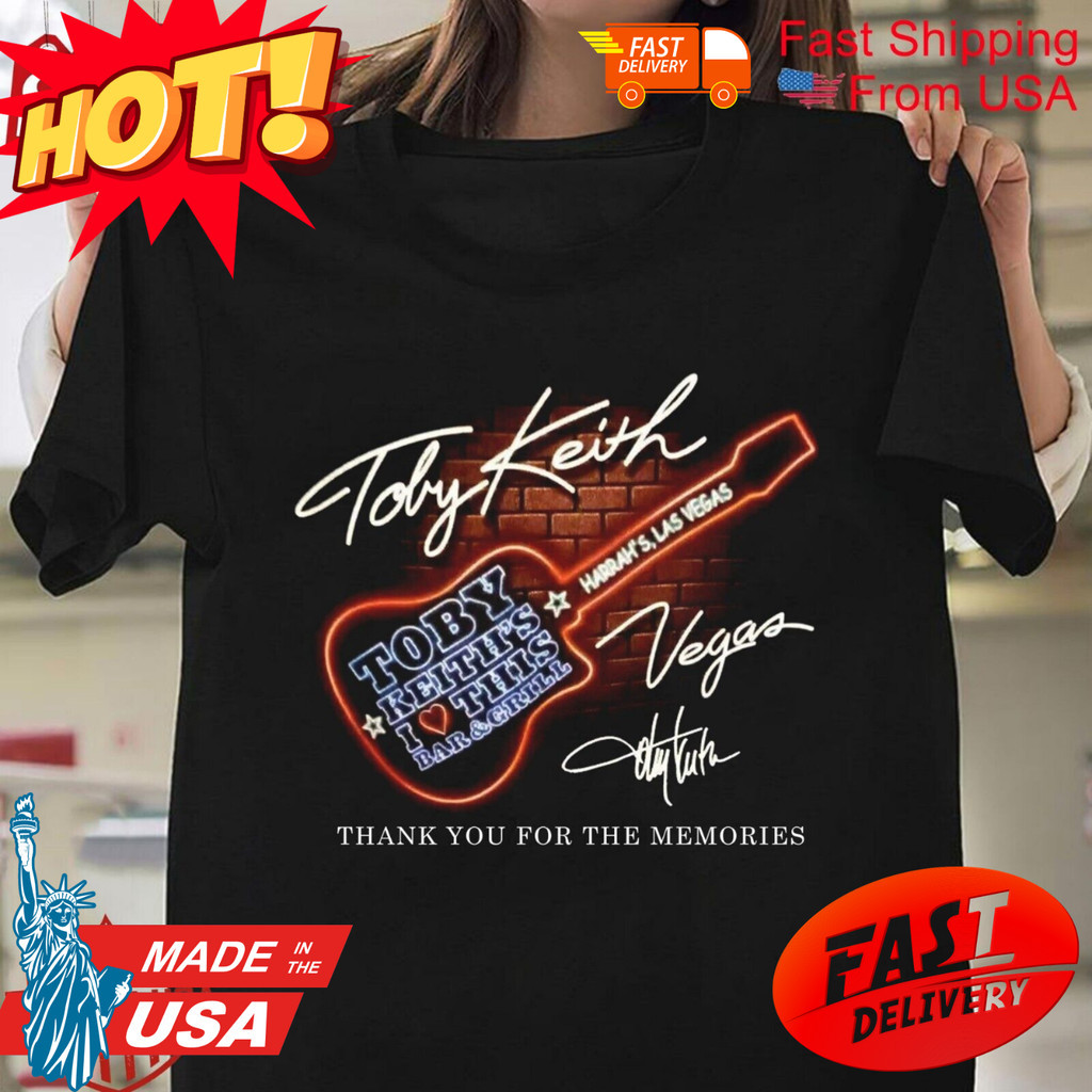 Toby Keith I Love This Bar T Shirt Memories สําหรับแฟนๆ
