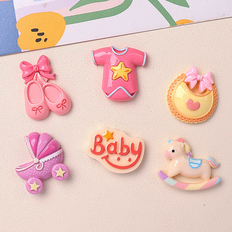 อุปกรณ์เรซิน diy การ์ตูนGlossy baby Series DIYครีมกาวเคสโทรศัพท์อุปกรณ์เสริมDIYอุปกรณ์เสริมผมเครื่องประดับวัสดุ