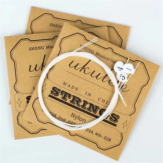 4 ชิ้น/เซ็ตสายไนลอน Universal Ukulele String สําหรับ 21in 23in 26in Ukuleles เครื่องดนตรีและอุปกรณ์