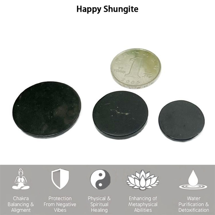 แพทช์ดิจิตอลโทรศัพท์มือถือ Shungite Circular ดั้งเดิมสําหรับการป้องกัน EMF
