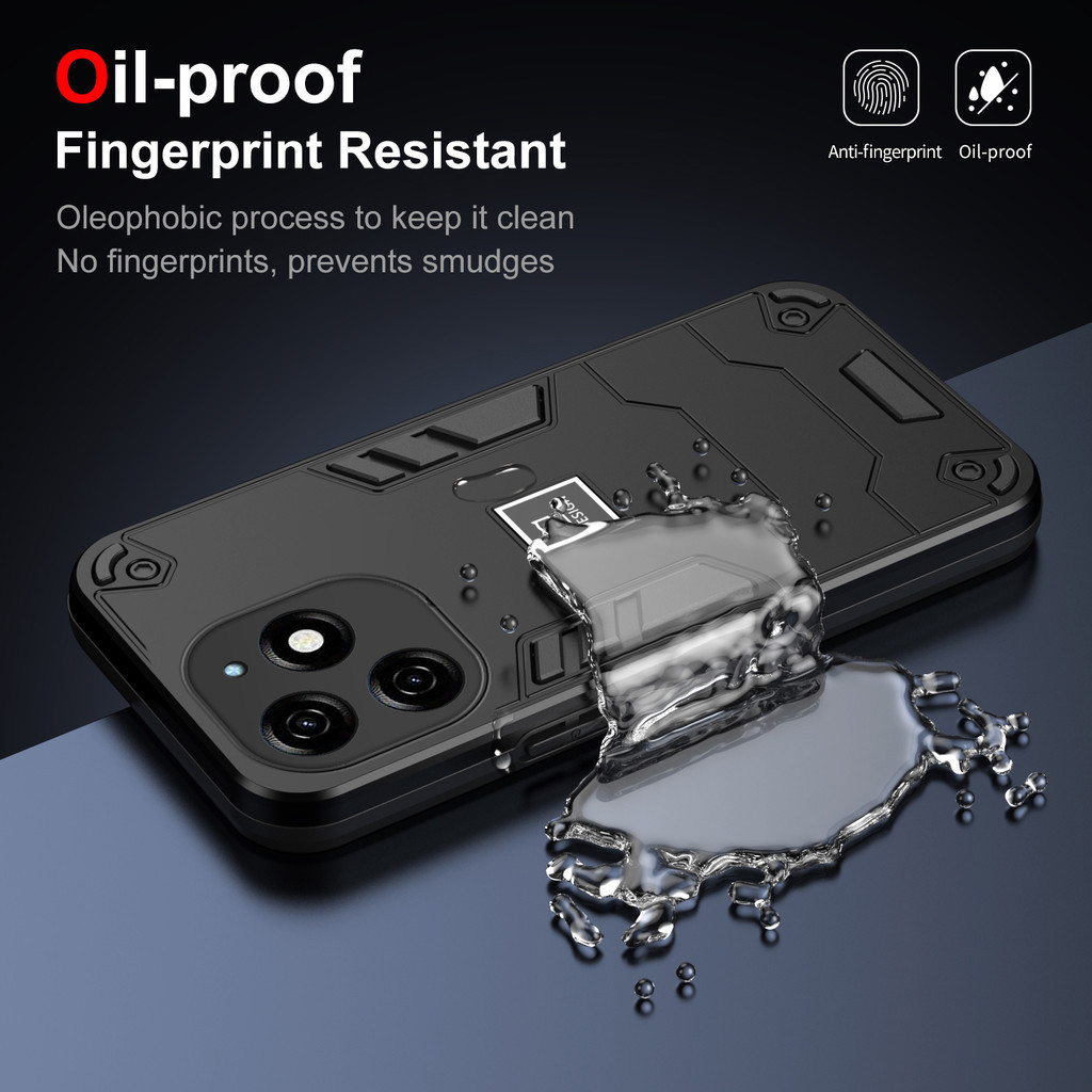สําหรับ INFINIX HOT 40i INFINIX HOT 40 PRO Armor กันกระแทกกล ้ องกันน ้ ํามันป ้ องกันเคสโทรศัพท ์ แข ็ ง