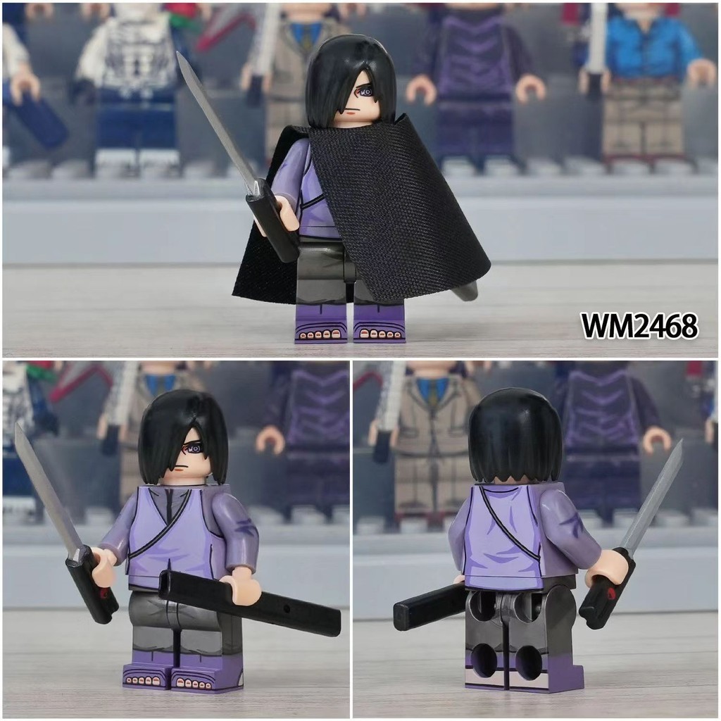 Wwm6152 อะนิเมะ Naruto Kyuto Hinata Naruto Hinata Sasuke Building Blocks Minifigure ของเล ่ น