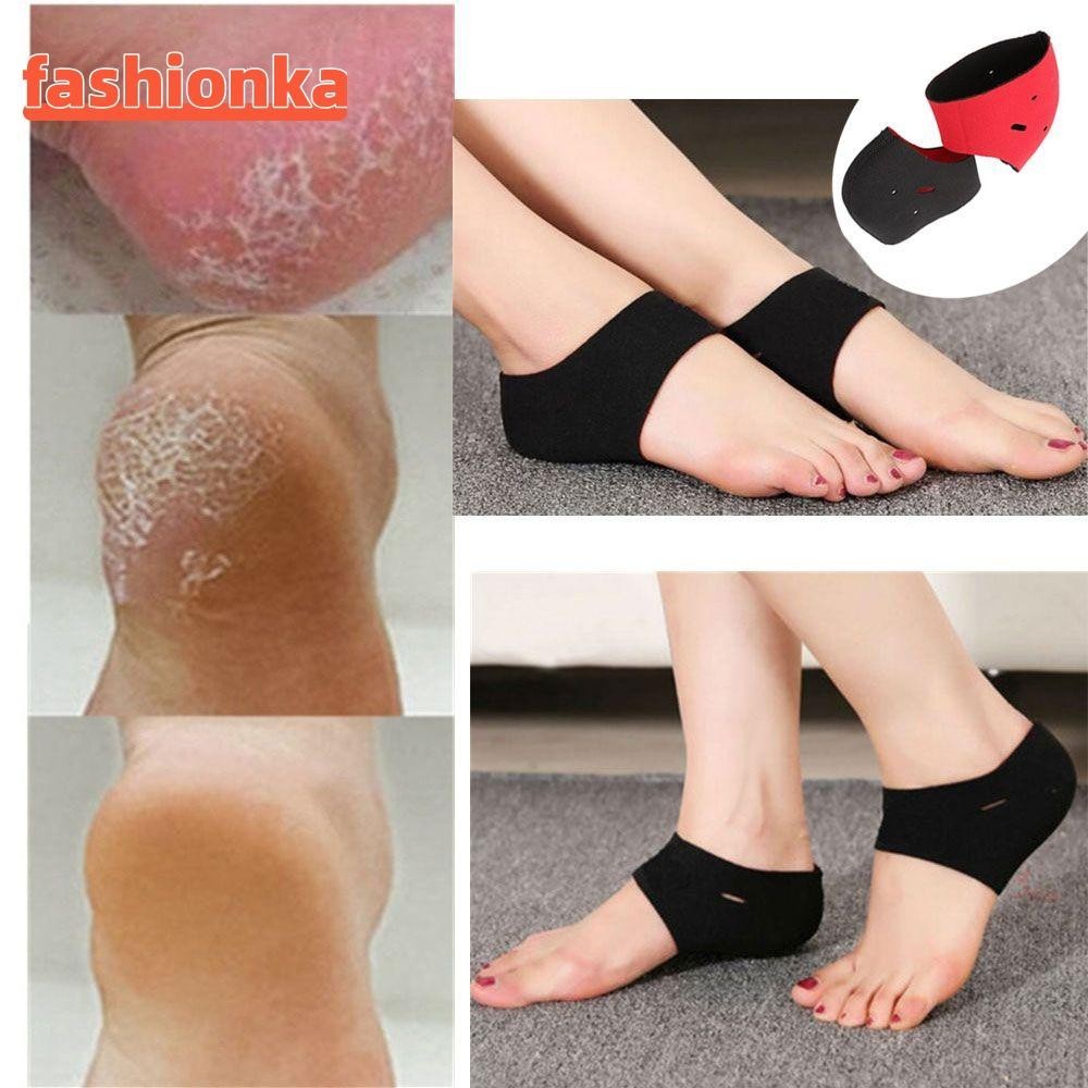Fashionka Heel Socks Feet Skin Care Anti Chaped Moisturizing Crack Healing