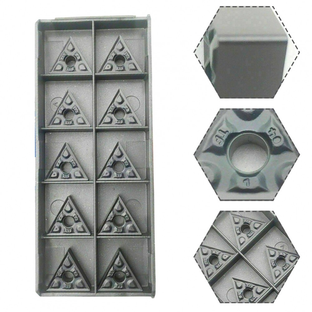 Carbide Insert 10pcs CVD Coating Tungsten Carbide External Turning Tool#TWILIGHT